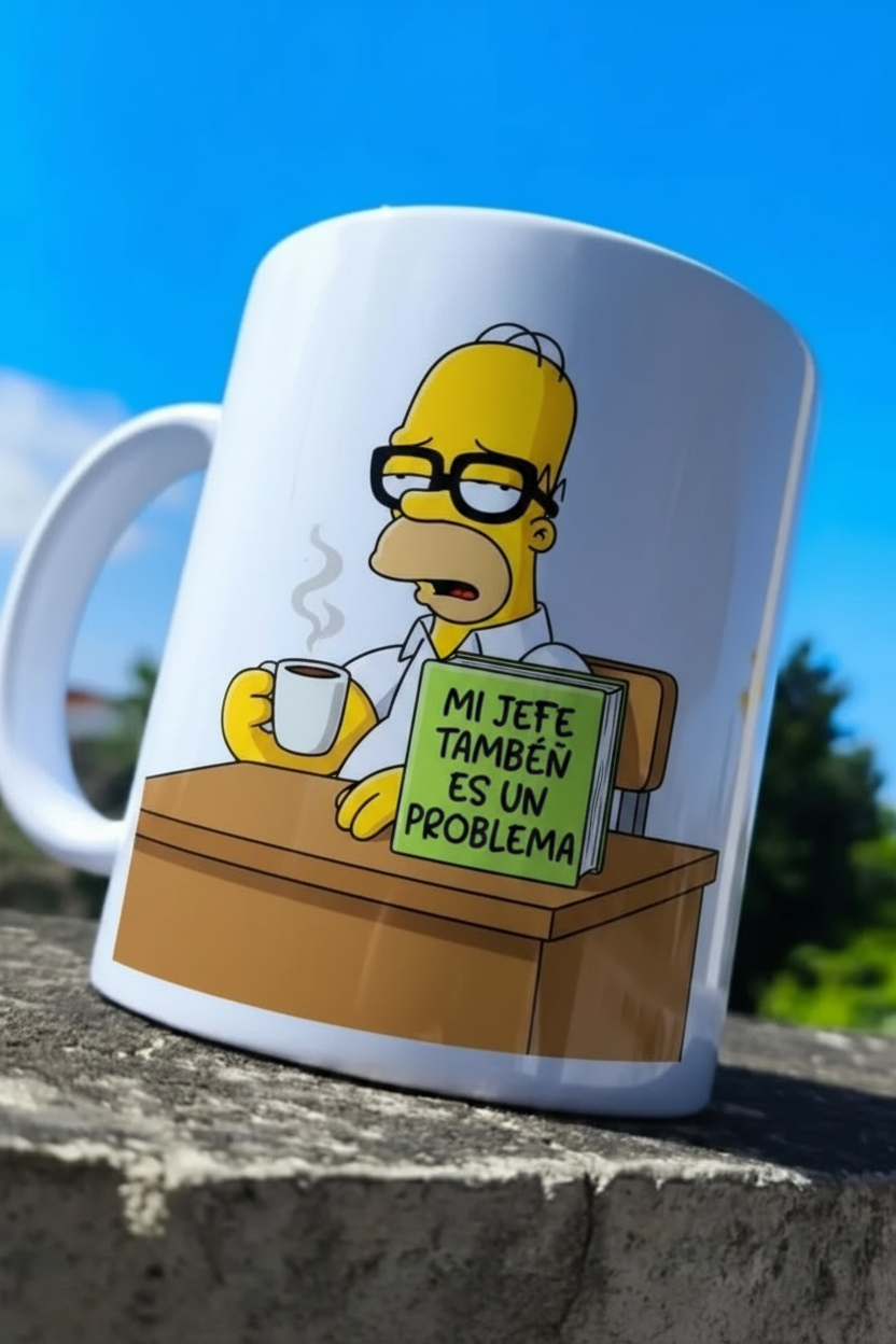 Taza Homer - Mi Jefe