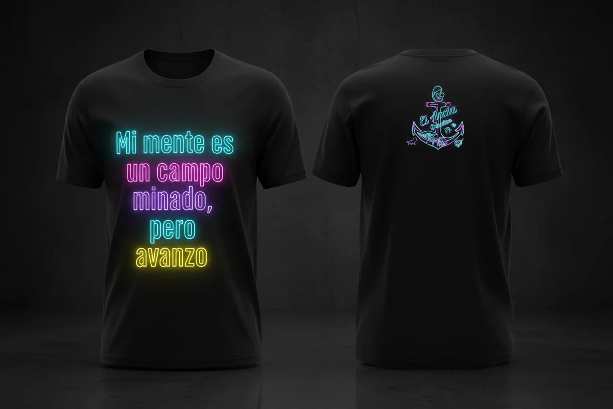 Camiseta · Mi mente es un campo minado
