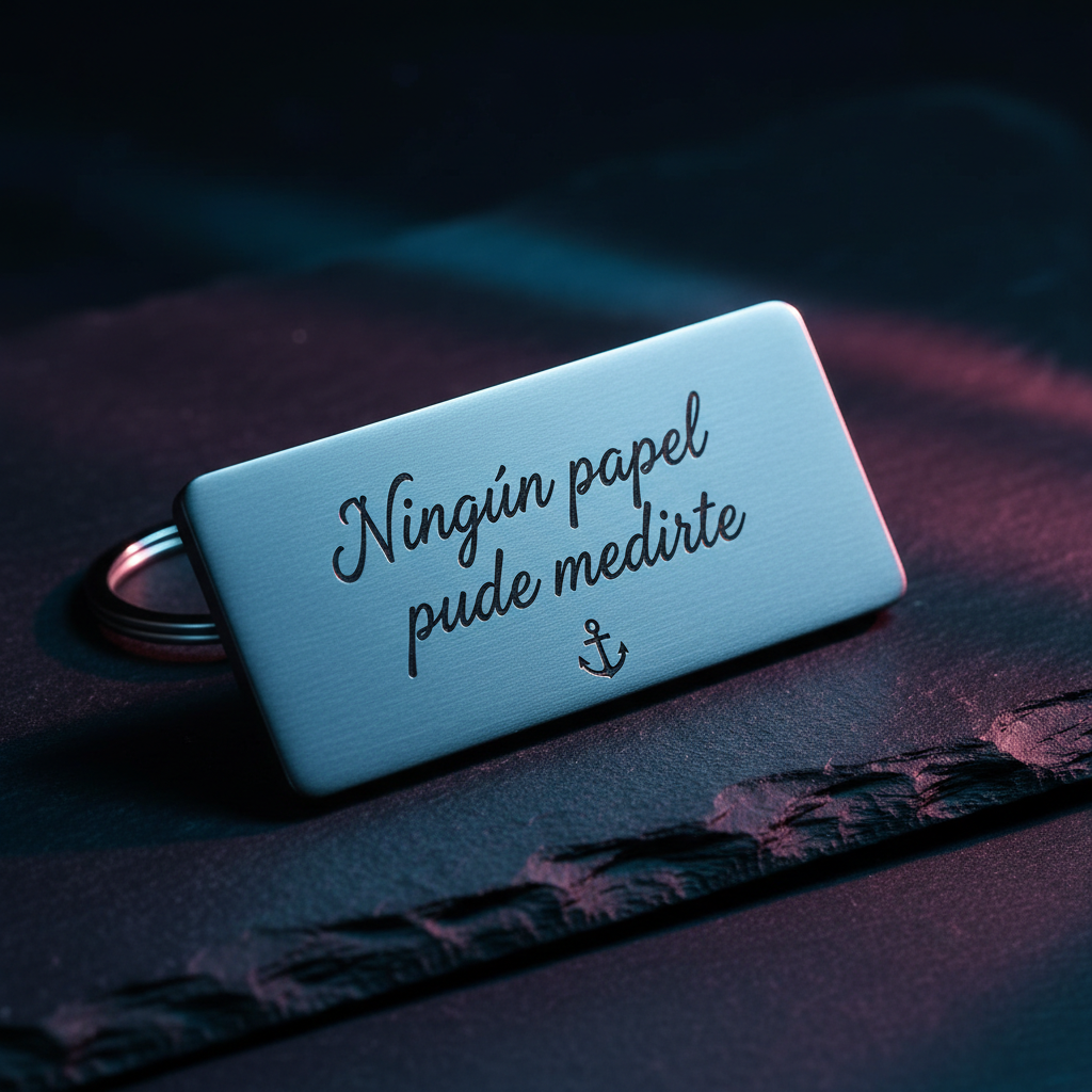 Llavero Ningún papel puede medirte