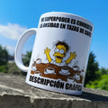Taza Mi superpoder es convertir la ansiedad en tazas de café